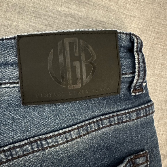 Men's Blue Vintage Genes Black NWOT slim fit - Picture 4 of 12